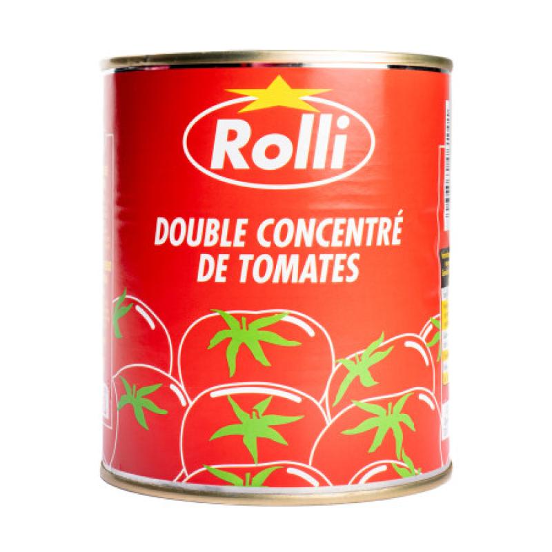 DOUBLE CONCENTRE DE TOMATES 880g