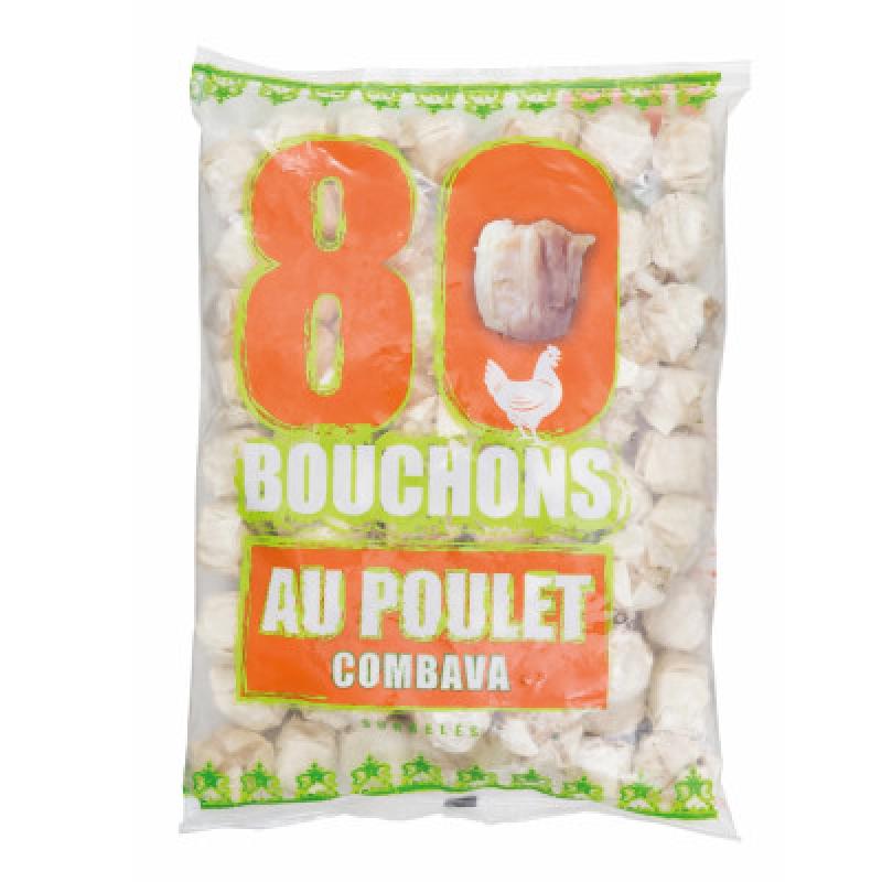 bouchons au poulet combawa x 80