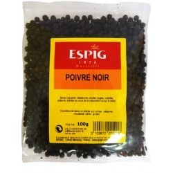 Poivre Noir entier 100 Gr