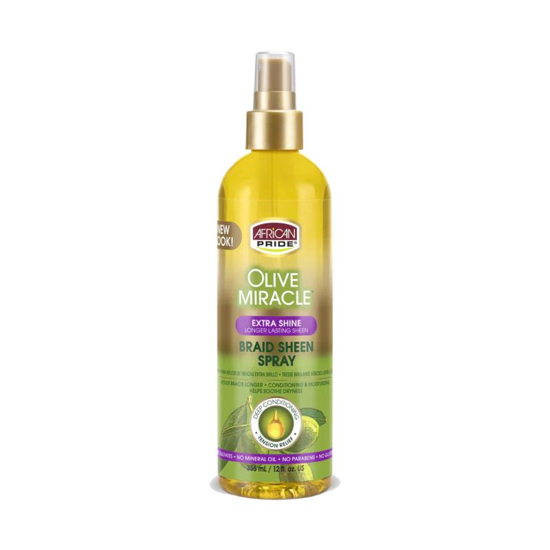 African Pride OM Braid Sheen Spray